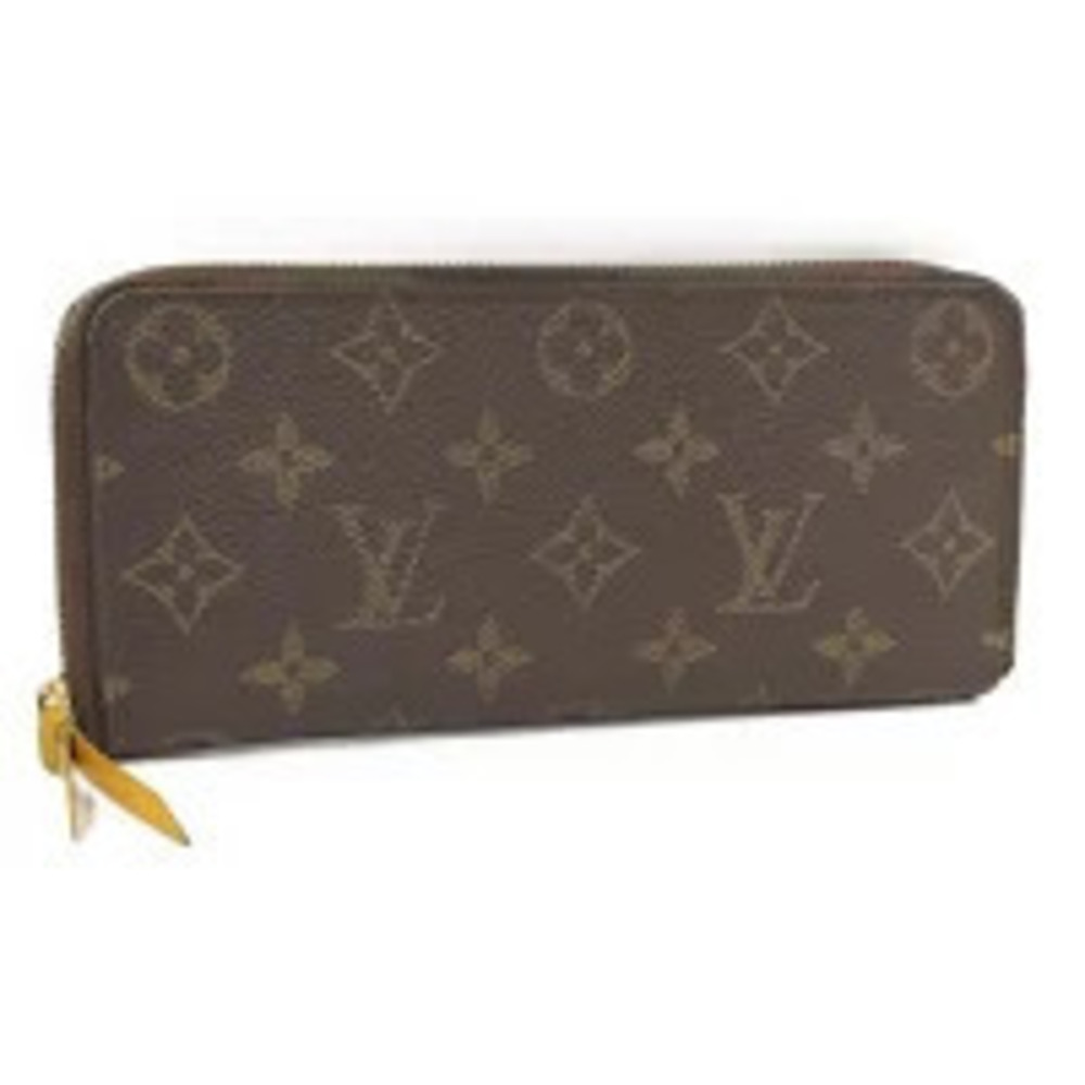 LOUIS VUITTON Round Zip Long Wallet Portefeuille Clemence Monogram